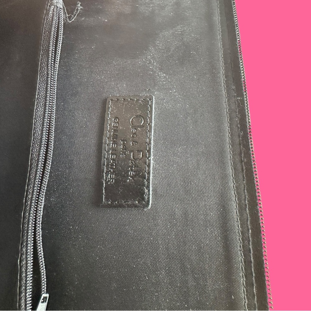 Cleo & Patek Classic Black Leather Shoulder Bag 🌷 from London UK - Picture 4 of 9